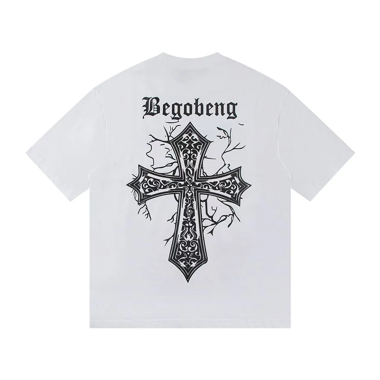 🅿️146 Style: 2025 new Croix Heart short-sleeved T-shirt Material: High version 300g double yarn combed cotton Size: S～XL Color: White Style number: Z010
